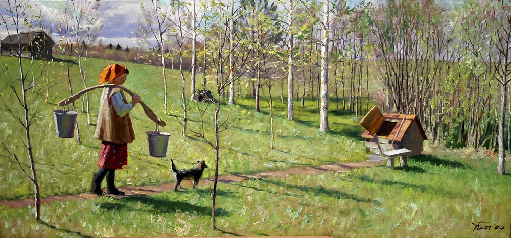 Он не писал московские проспекты, но его картины уходили на Sotheby’s. История художника, который остался верным России