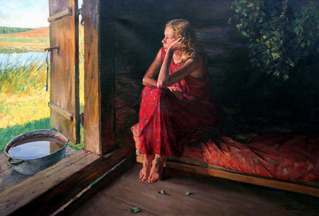 В бане