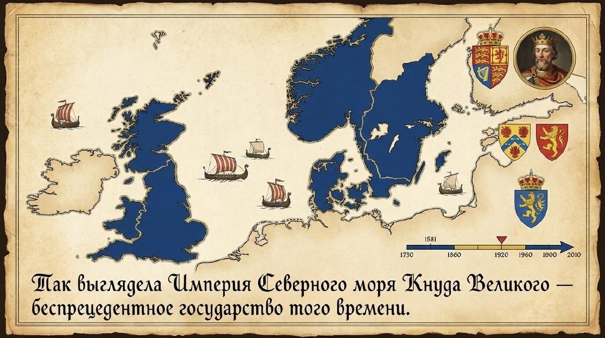 Держава Кнуда Великого на пике своего могущества. Кажется, что эта империя пришла всерьез и надолго