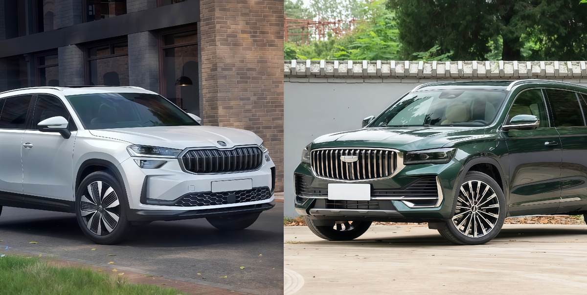 Geely Monjaro против Skoda Kodiaq (фото Время Машин)