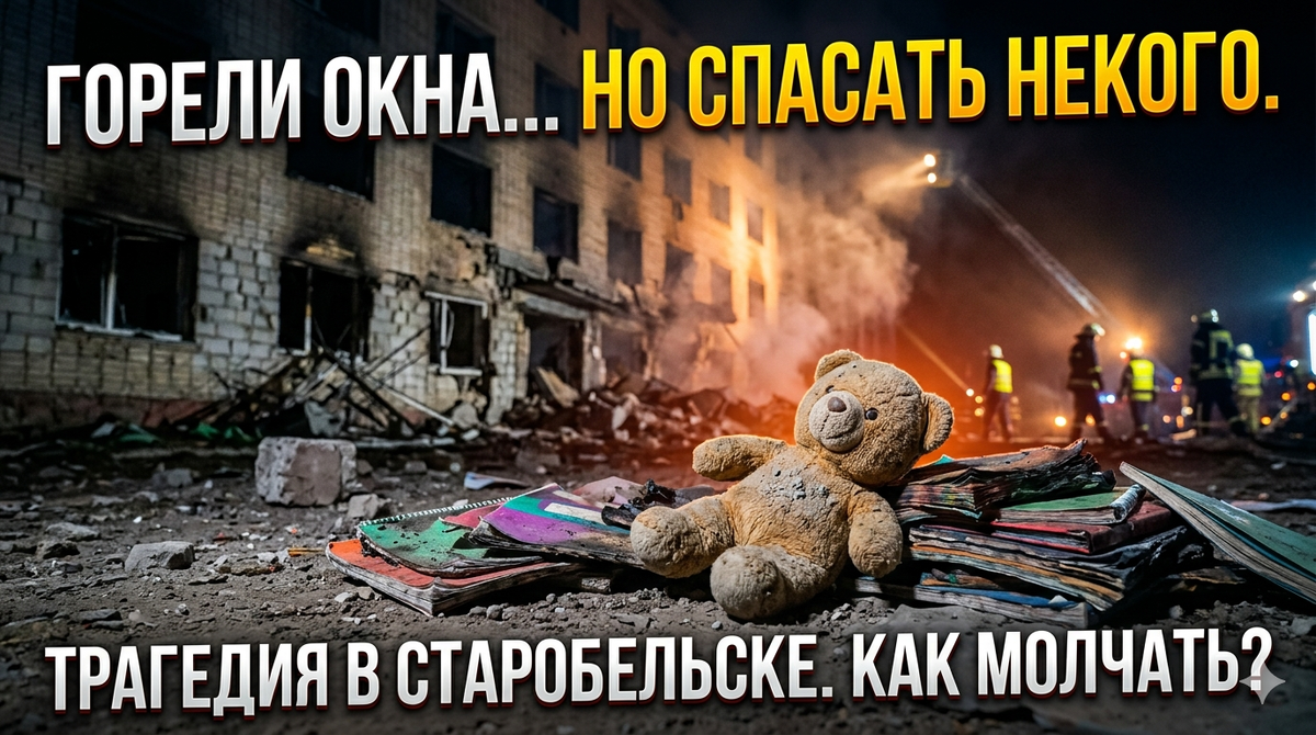 Окна общежития горели до утра, но спасать было уже некого. Трагедия в Старобельске, о которой невозможно молчать. 