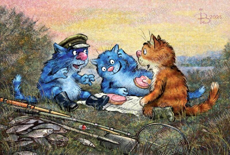 очаровательные коты Рины Зенюк