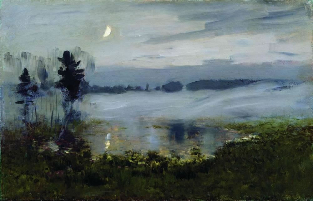     Исаак Левитан. Туман над водой. 1890-е   
undefined