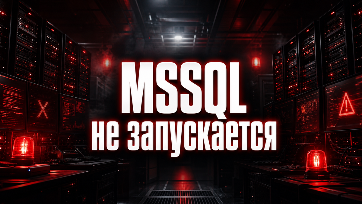 MSSQL не запускается: 5 ошибок первых часов, которые добивают базы 1с окончательно