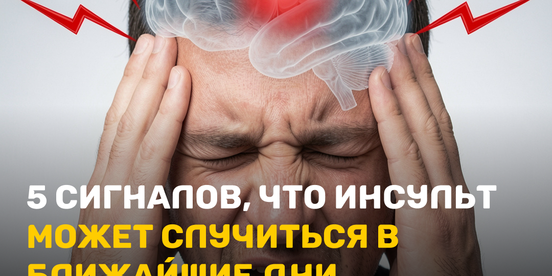 5 сигналов, что инсульт может случиться в ближайшие дни