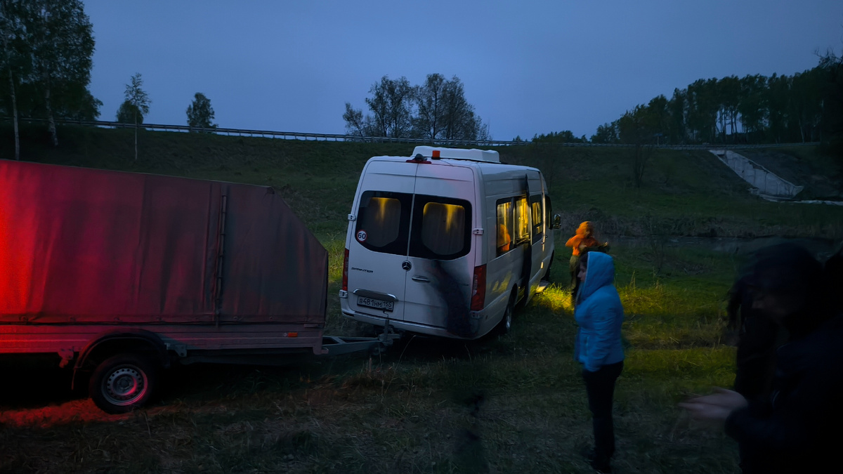 Приехали, выгружаемся, пока ещё видно куда