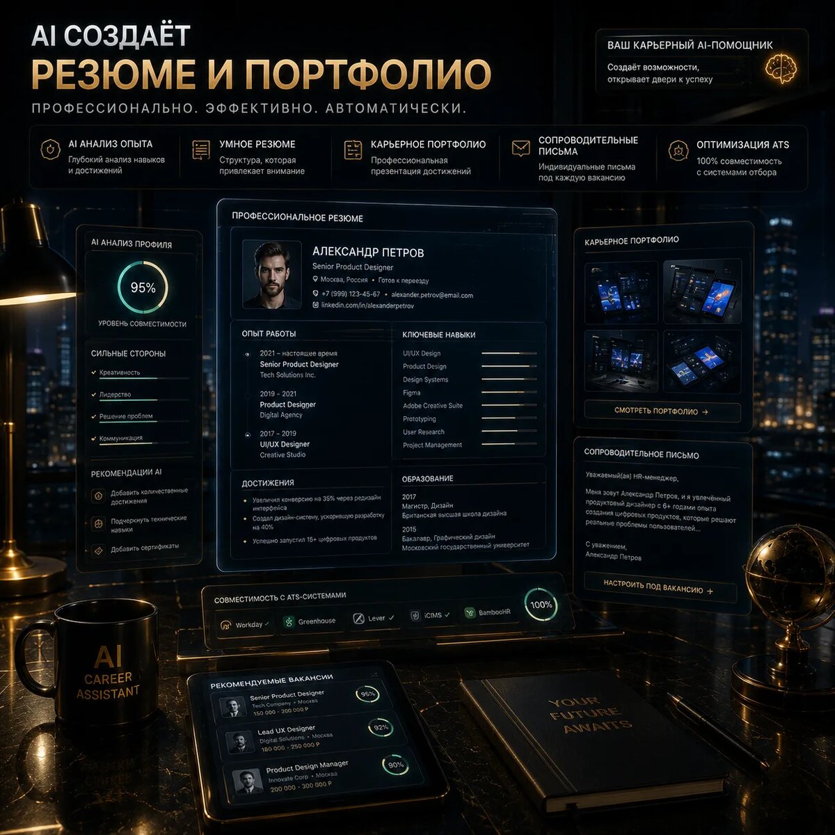 Написать AI-резюме