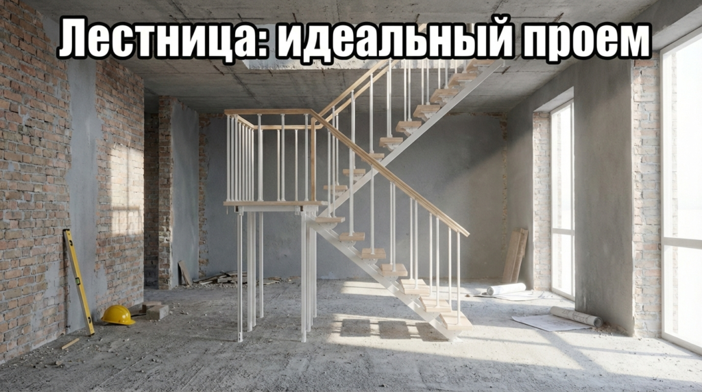    Подробное руководство по созданию проема лестницы на втором этаже дома. OK.Levin