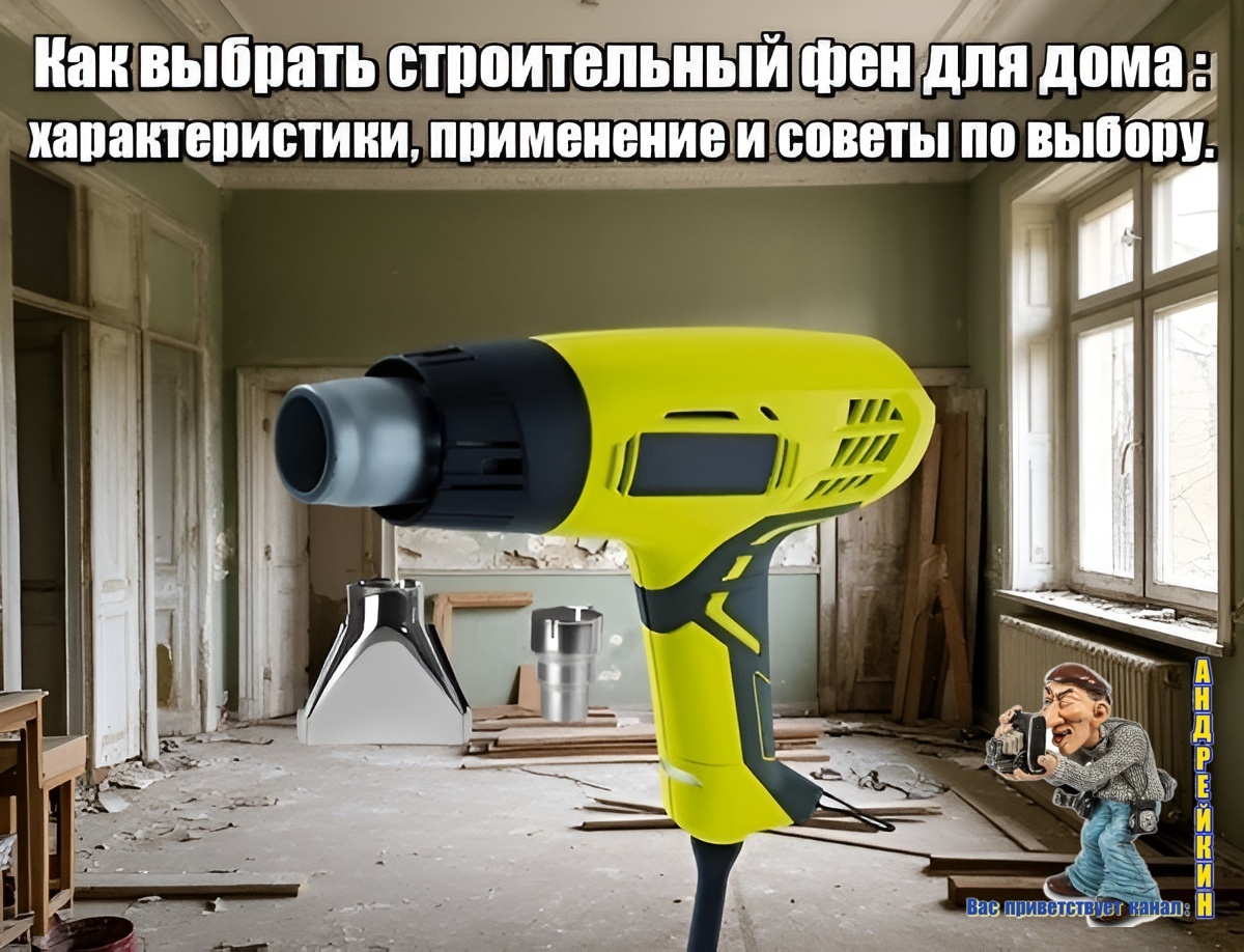 Как выбрать строительный фен для дома: характеристики, применение и советы по выбору