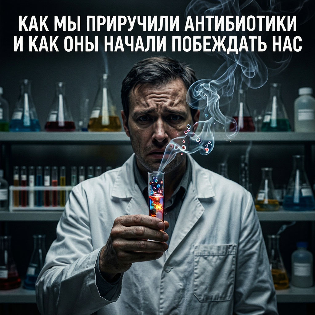 От покорности к бунту: эволюция бактерий под натиском антибиотиков