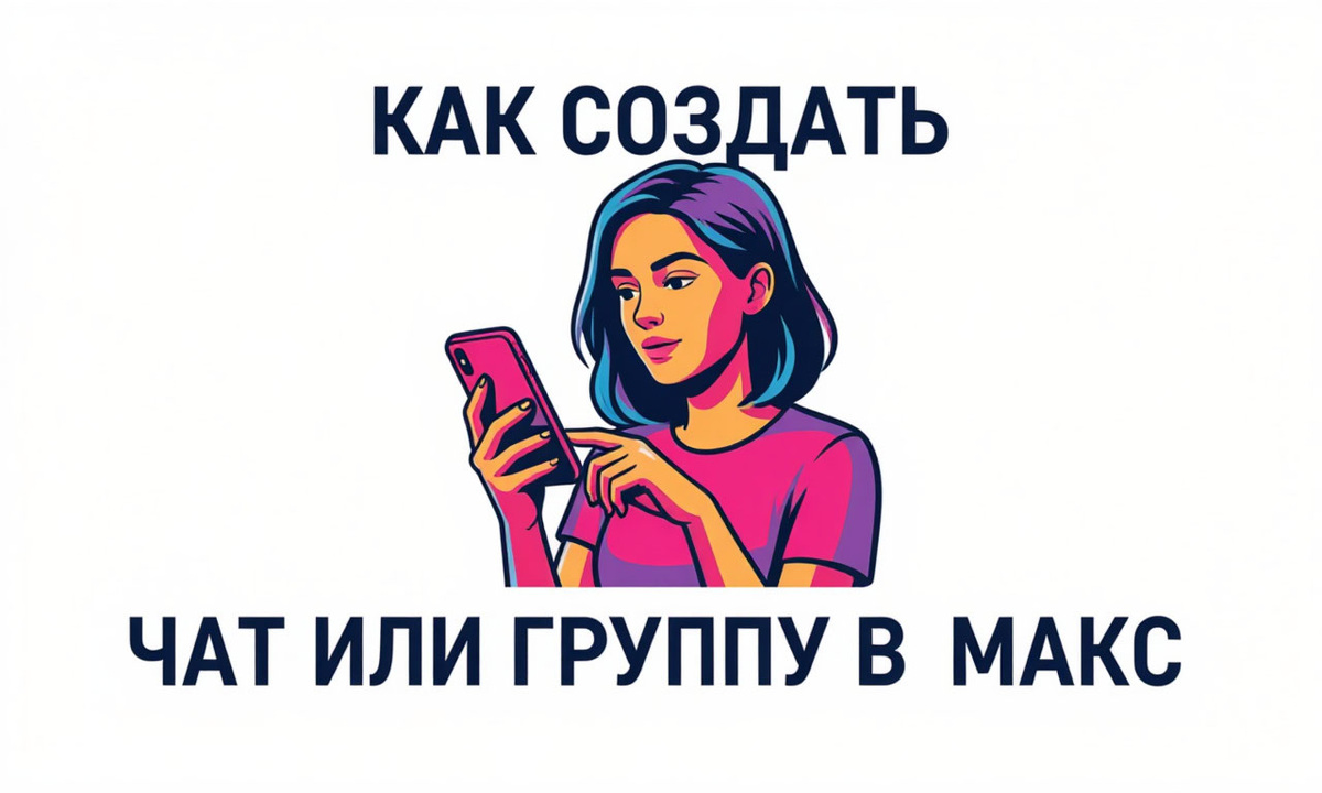 как создать чат группу в максе