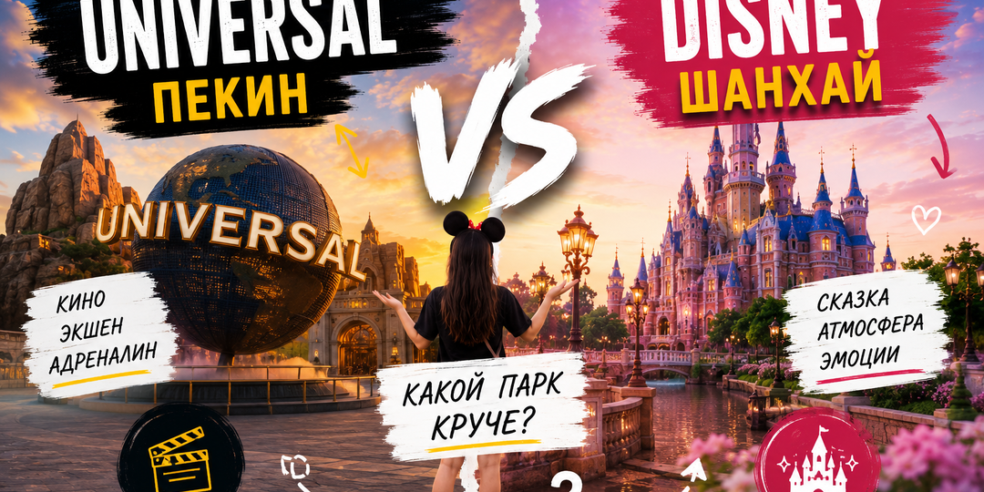 Universal Beijing vs Shanghai Disneyland: куда поехать, если надо выбрать только один парк?