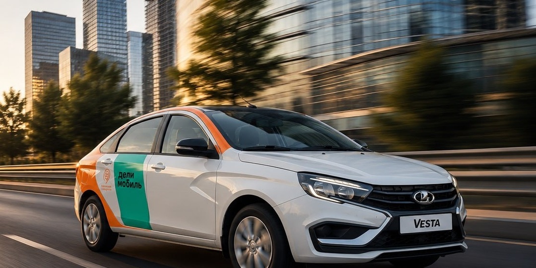 🚗 Lada Vesta появится в Делимобиле
