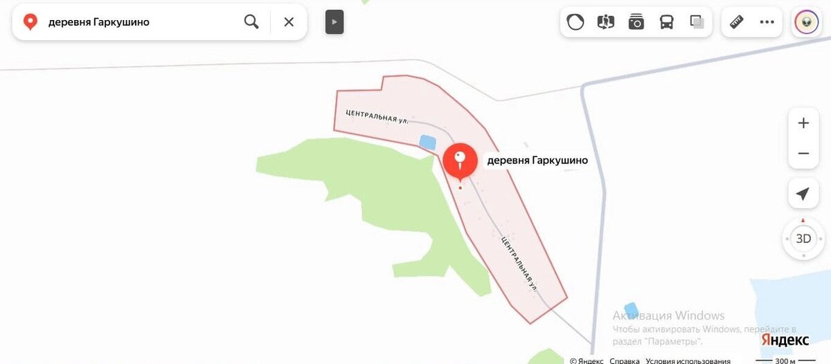    Деревня Гаркушино   Яндекс Карты