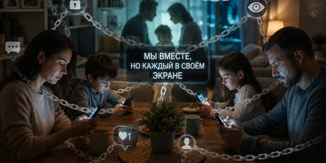 Семьи стали ближе друг к другу. Но почему люди всё чаще чувствуют тотальную потерю личных границ?