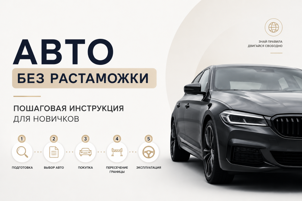    Как приобрести авто без растаможки: пошаговая инструкция