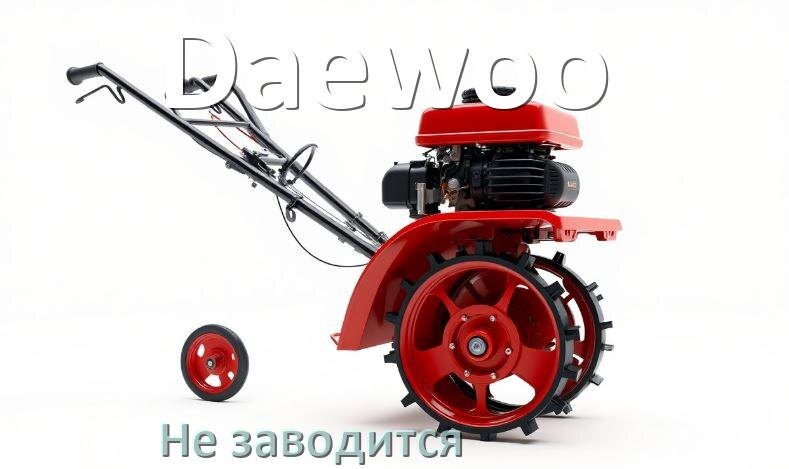 
Почему не заводится мотоблок Daewoo причины