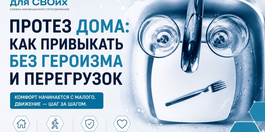 Протез дома: как привыкать без героизма и перегрузок