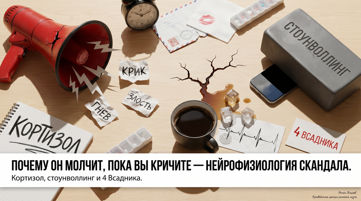    Нейрофизиология скандала в паре: крик и молчание | Роман Ямилев. Главный в Мозгоправочной Роман Ямилев