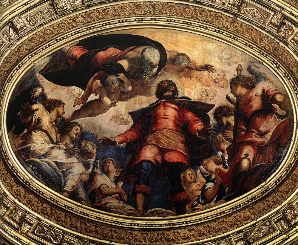 Святой Рох во Славе. 1564