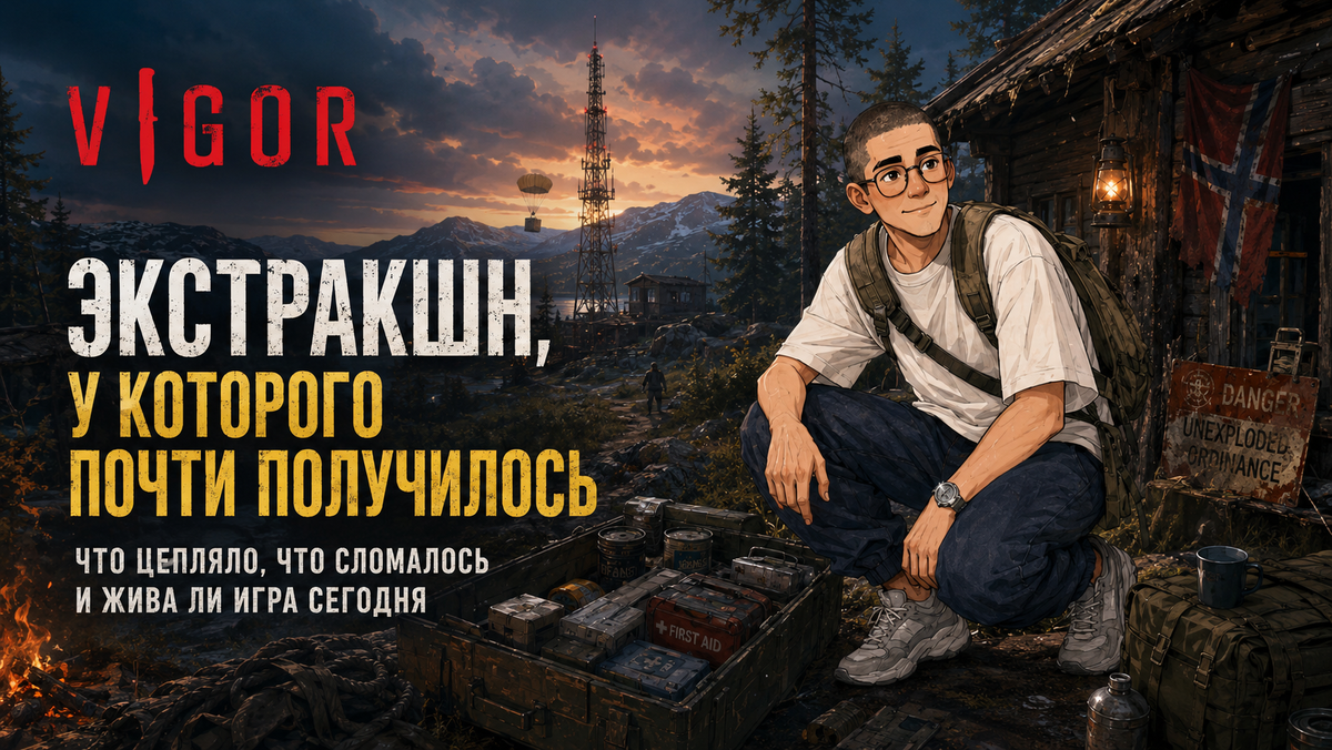 Vigor game art. Xbox one, Series S/X, PlayStation 4,5, PC