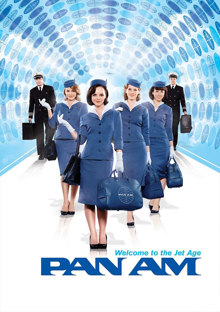 Постер к сериалу "Пэн Американ / Pan Am" (источник: https://www.kinopoisk.ru/picture/1700149/) 
