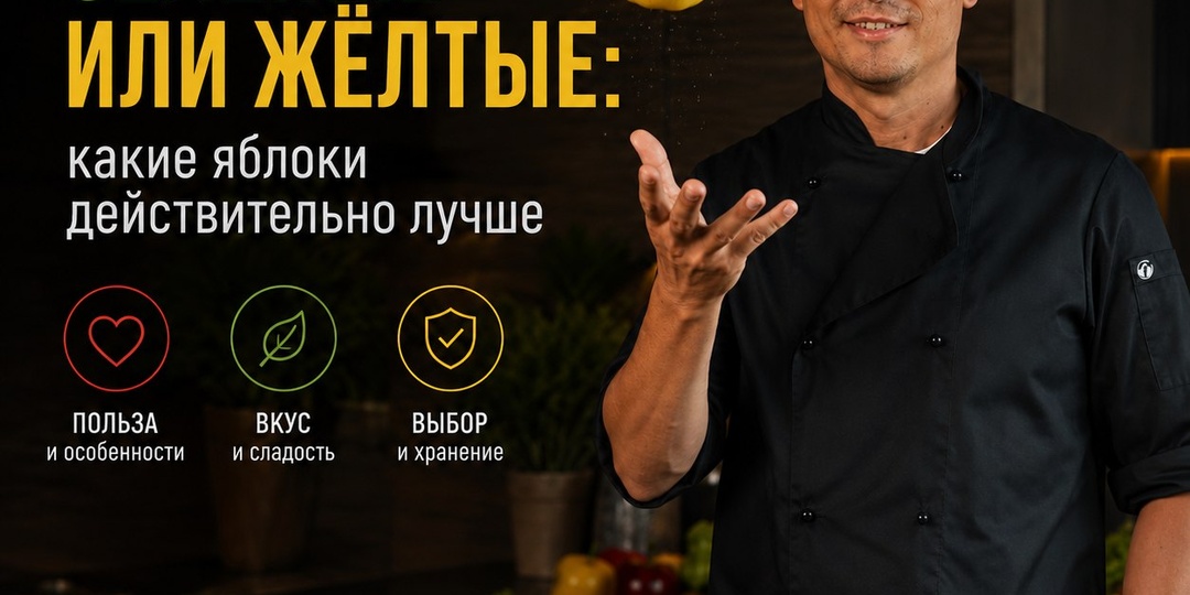 Красные, зелёные или жёлтые: какие яблоки действительно лучше
