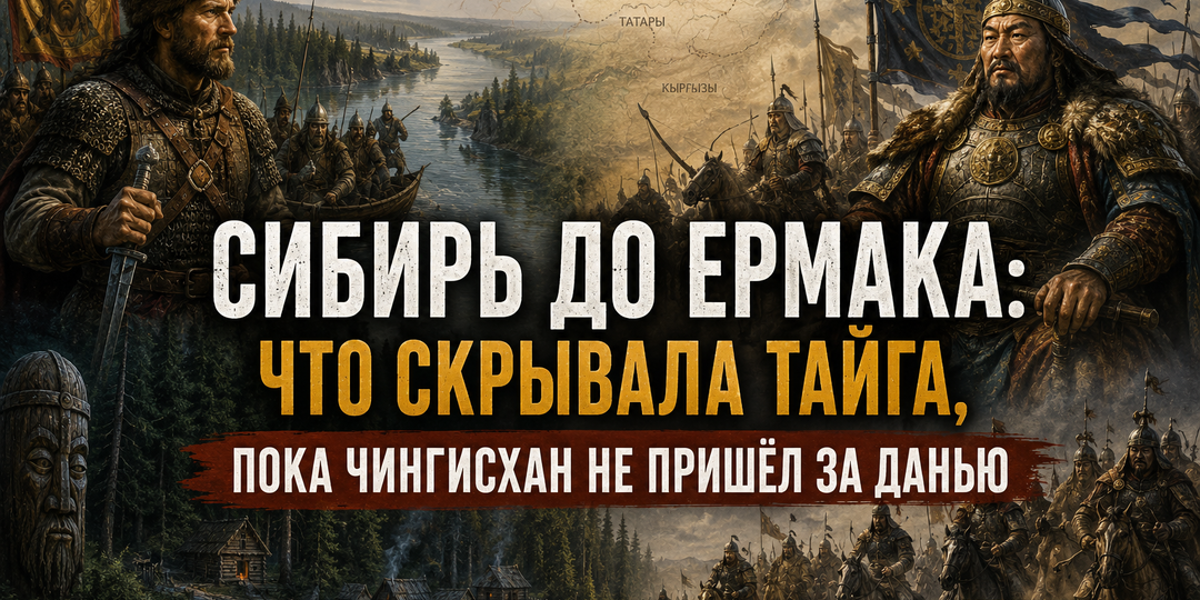 Сибирь до Ермака: что скрывала тайга, пока Чингисхан не пришёл за данью