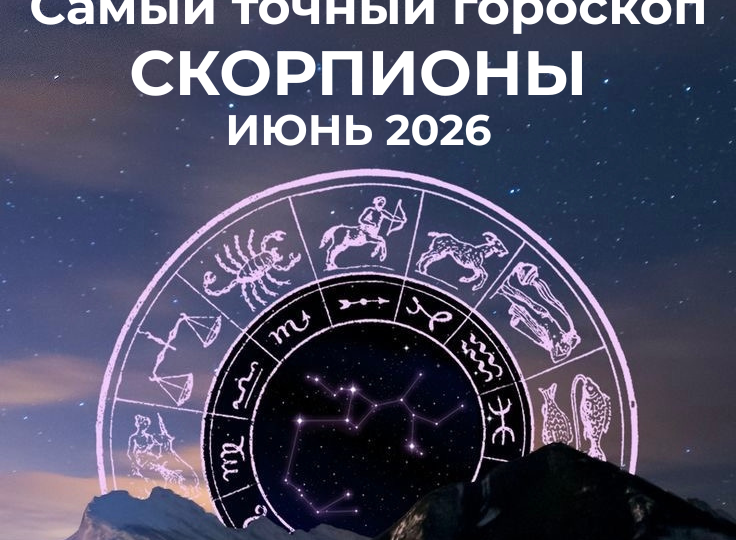 Самый точный гороскоп для Скорпионов на июнь 2026