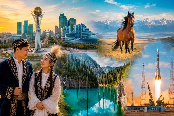 10 интересных фактов о Казахстане, которые стоит знать. Обложка © GPTChat
