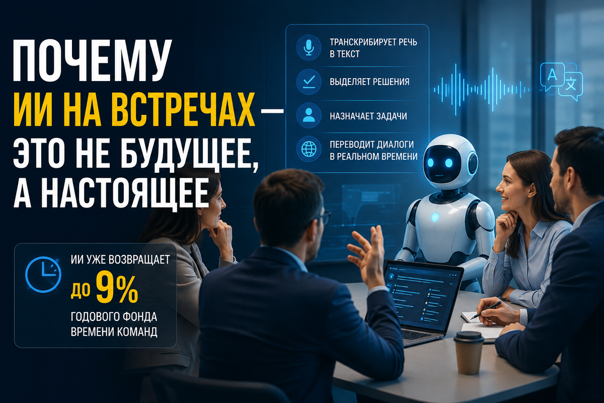 Почему ИИ на встречах - это не будущее, а настоящее