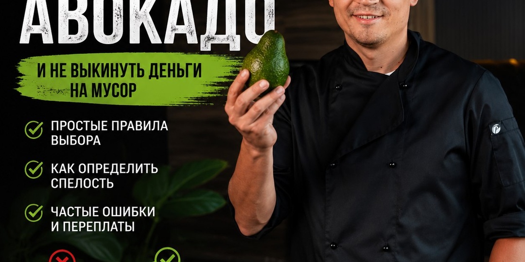 Как выбрать идеальное авокадо и не выкинуть деньги на мусор
