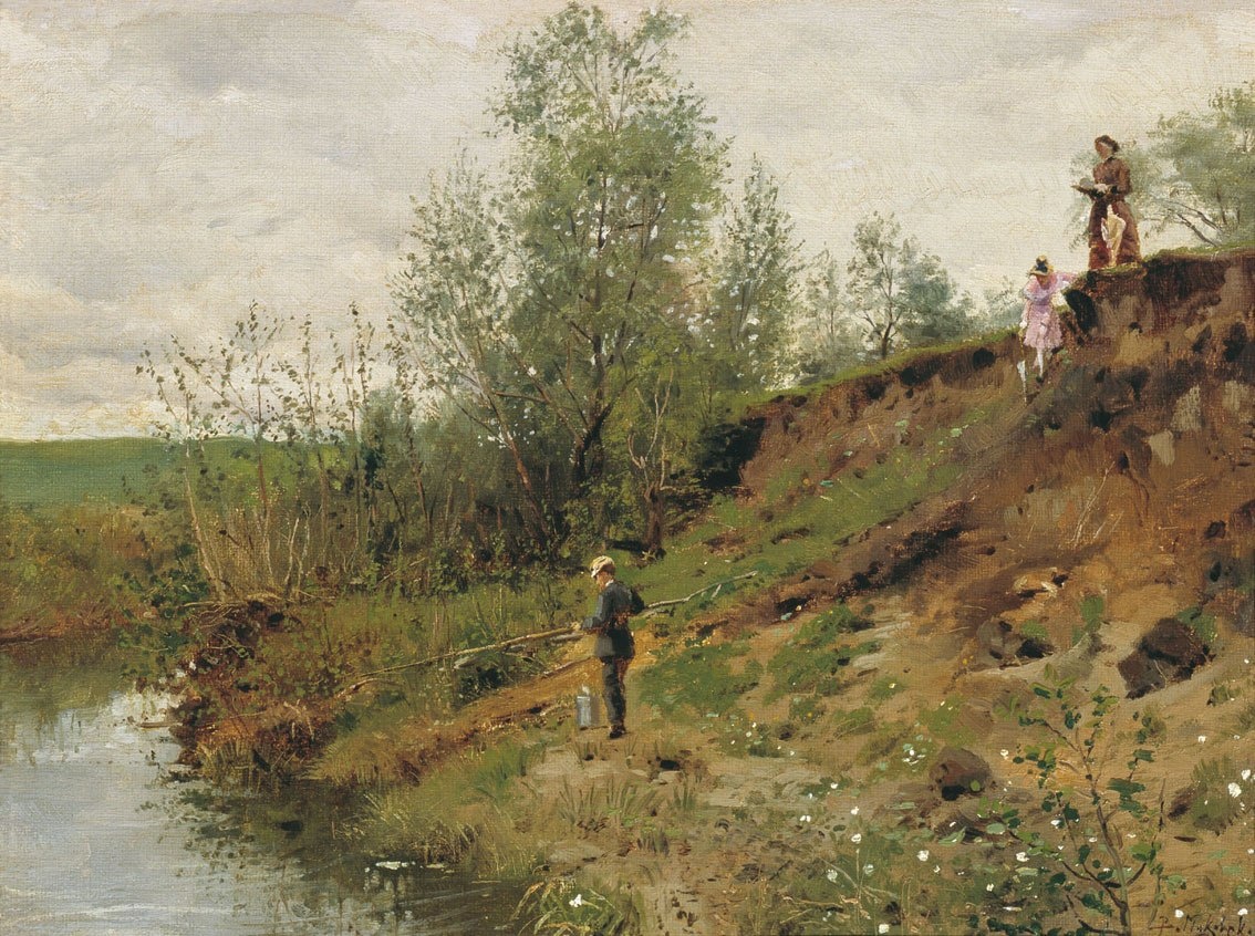 Ловля рыбы, Владимир Маковский