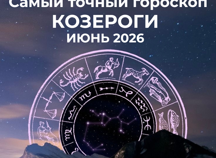 Самый точный гороскоп для Козерогов на июнь 2026