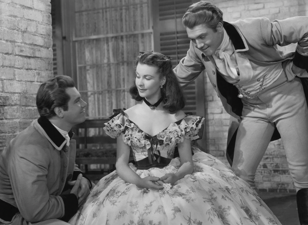 Кадр из фильма «Унесённые ветром» (1939).