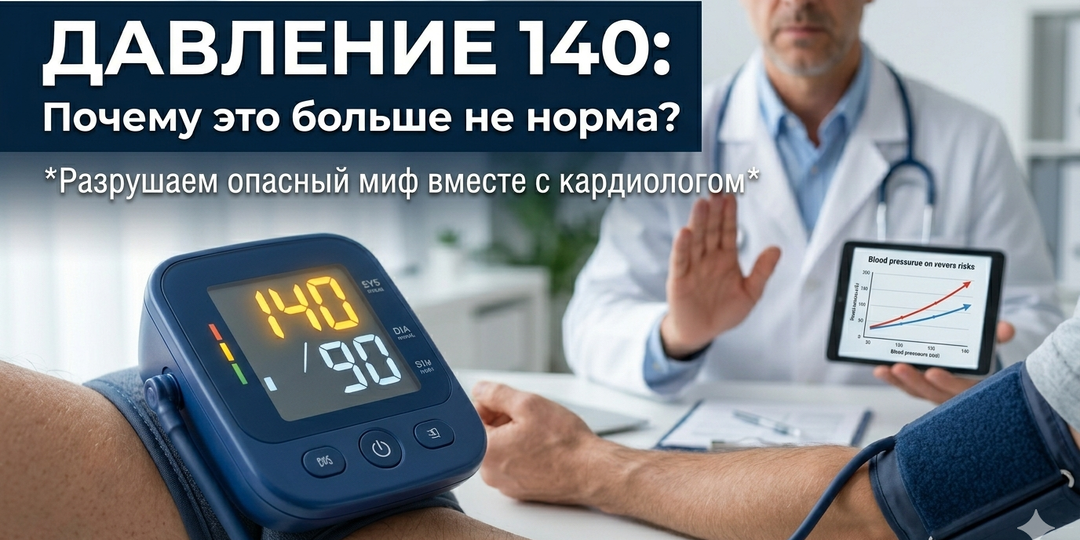 Почему артериальное давление 140 мм рт ст - это не норма!