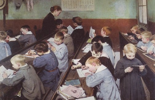Генри Жюль Жан Жоффруа – Детский класс
1889 холст, масло