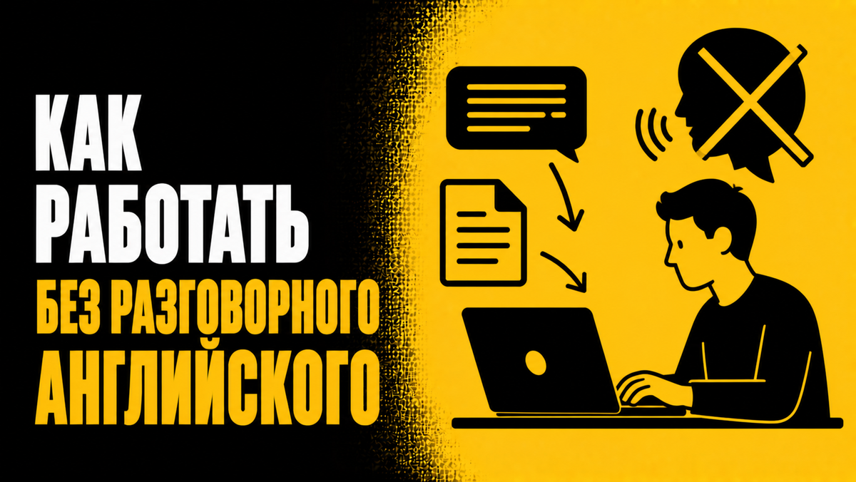 Как работать без разговорного английского