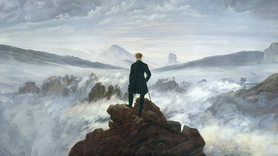 /Каспар Давид Фридрих, «Странник над морем тумана» (1818)/