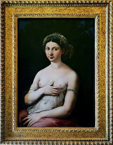 «Портрет беременной женщины» (Донна Гравида) Рафаэля Санти (1505–1506).