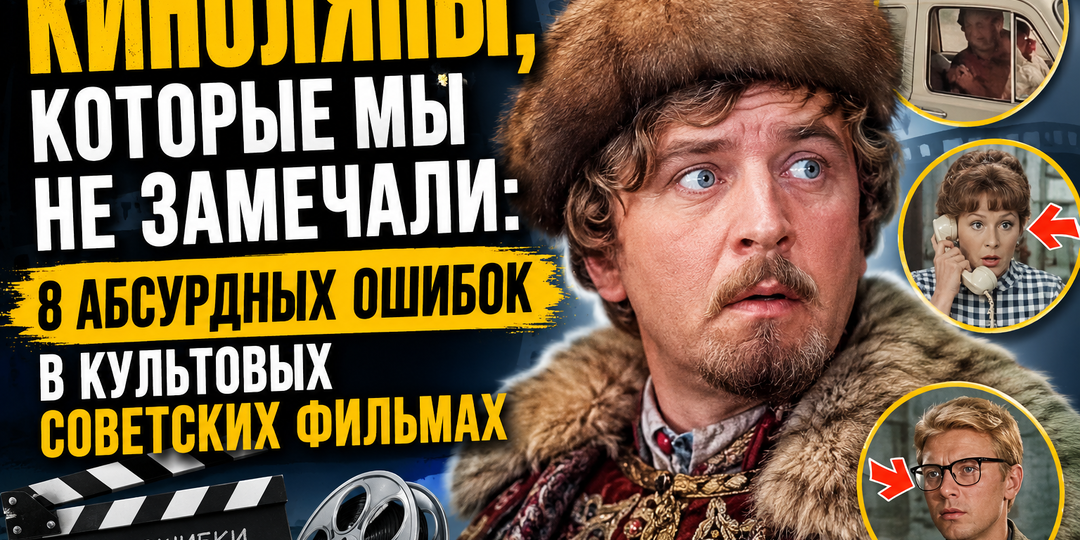 Киноляпы, которые мы не замечали: 8 абсурдных ошибок в культовых советских фильмах