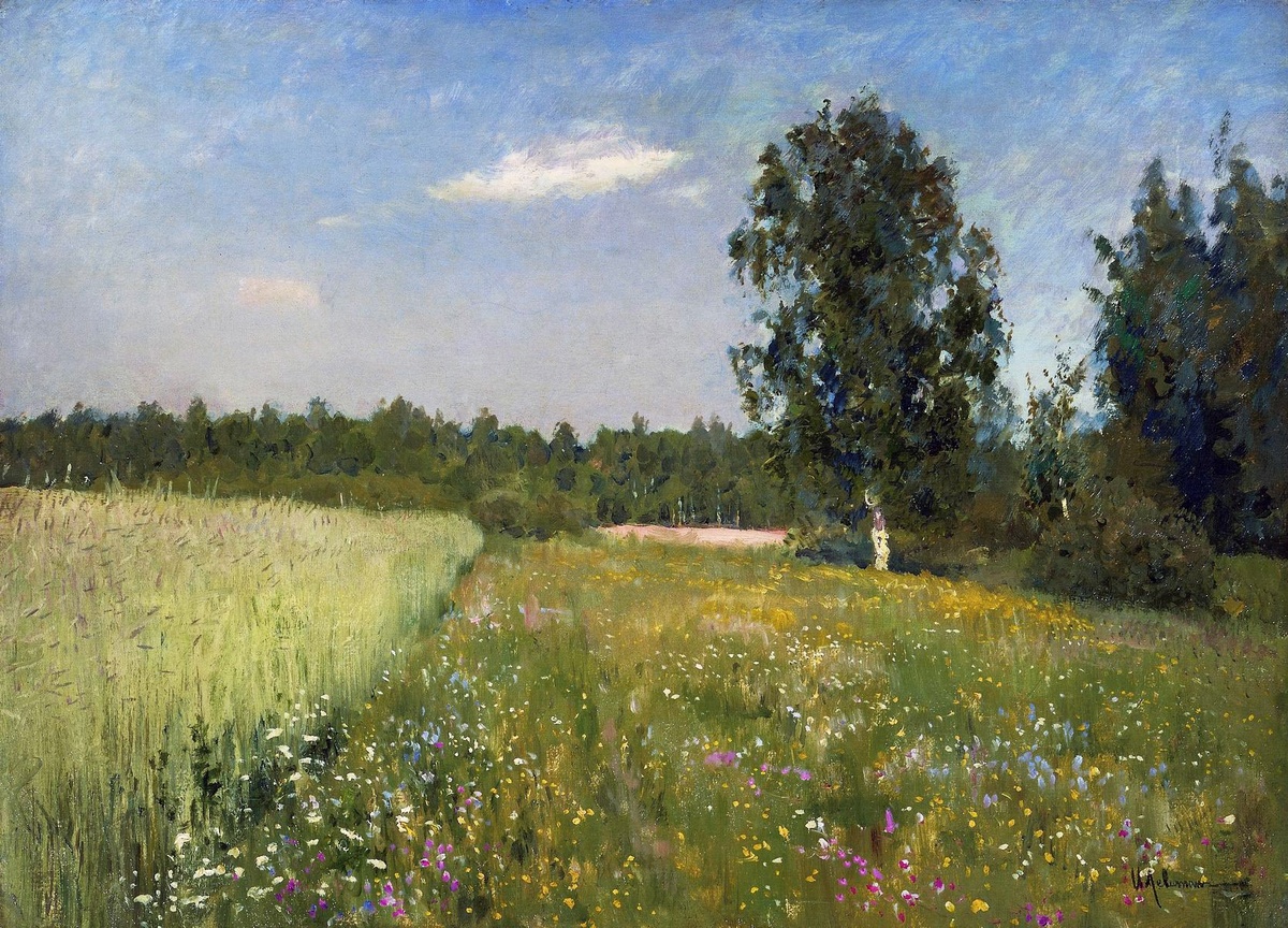 И.И.Левитан "Июньский день (лето)", 1890-е.