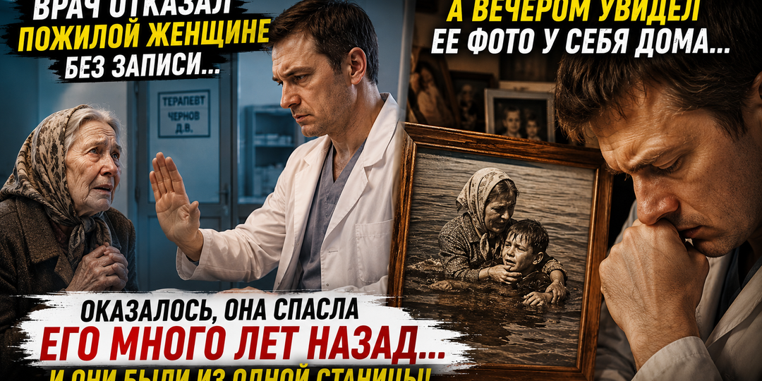 «Без записи не приму!»: врач выгнал старушку из больницы, а вечером увидел её фото у себя дома