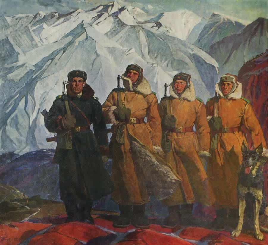 На дальнем пограничье - худржник Г. Богданов (1971)