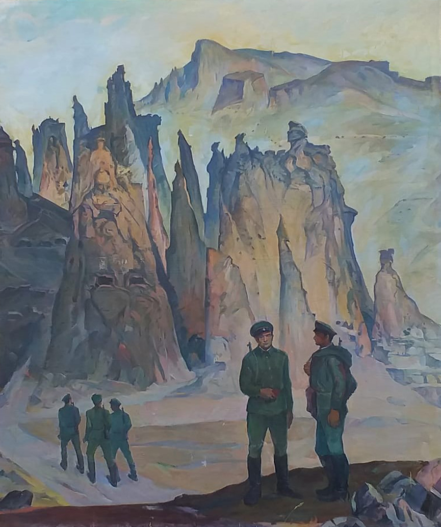 Пограничники - художник А. Карагезян