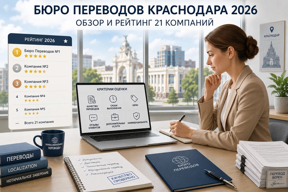 Обзор и рейтинг краснодарских бюро