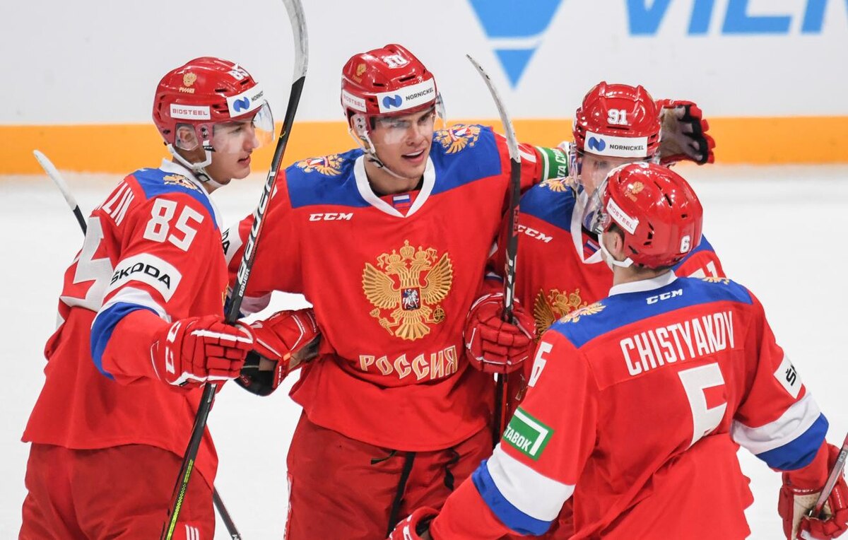 Хоккеисты сборной России / фото: EPA-EFE / KIMMO BRANDT