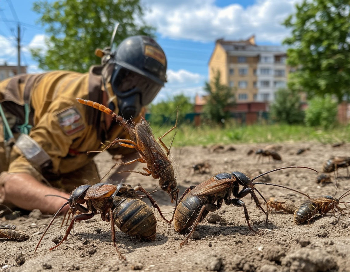 Компания проводит обработку от широкого спектра вредителей:
