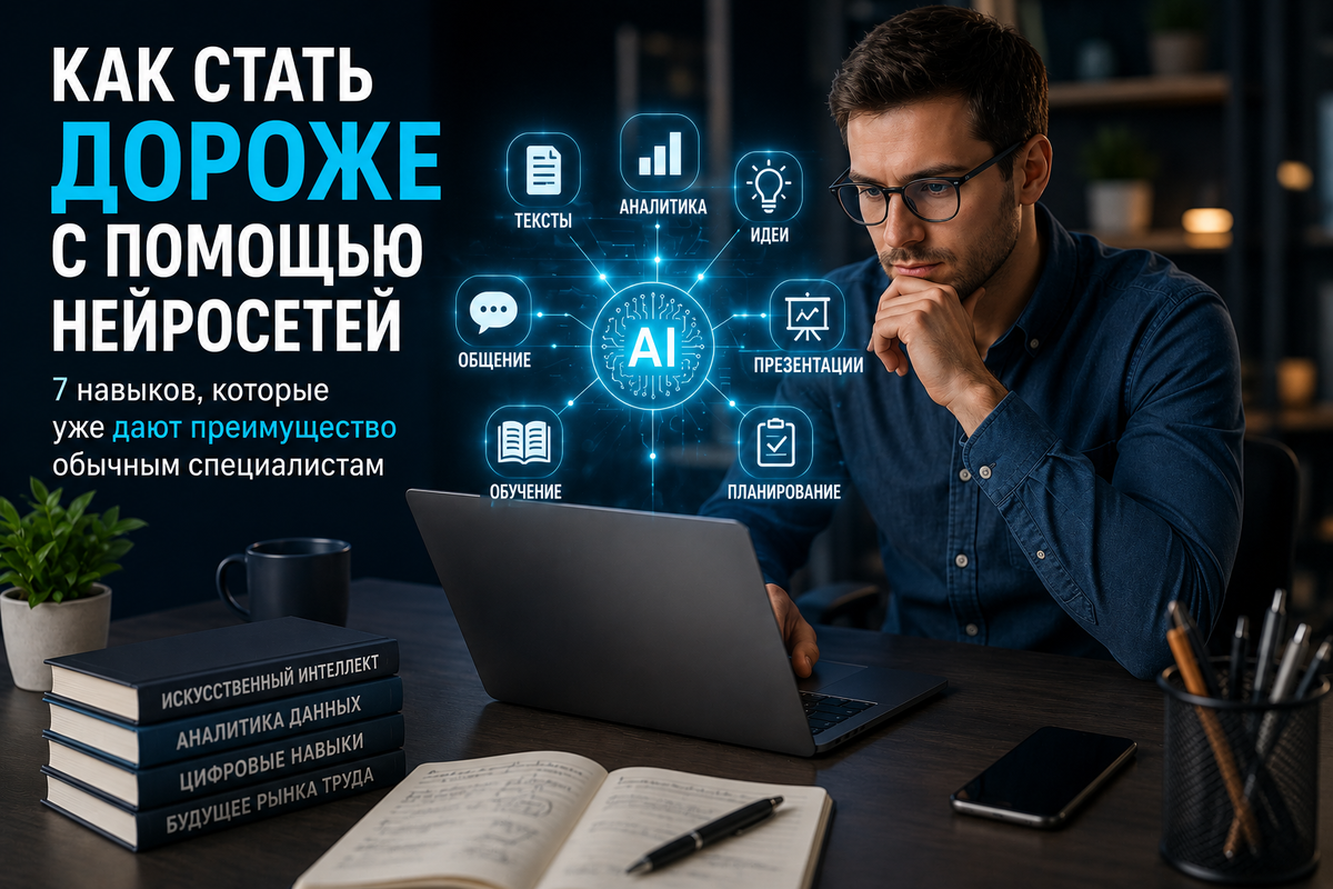 Как стать дороже на рынке труда с помощью нейросетей