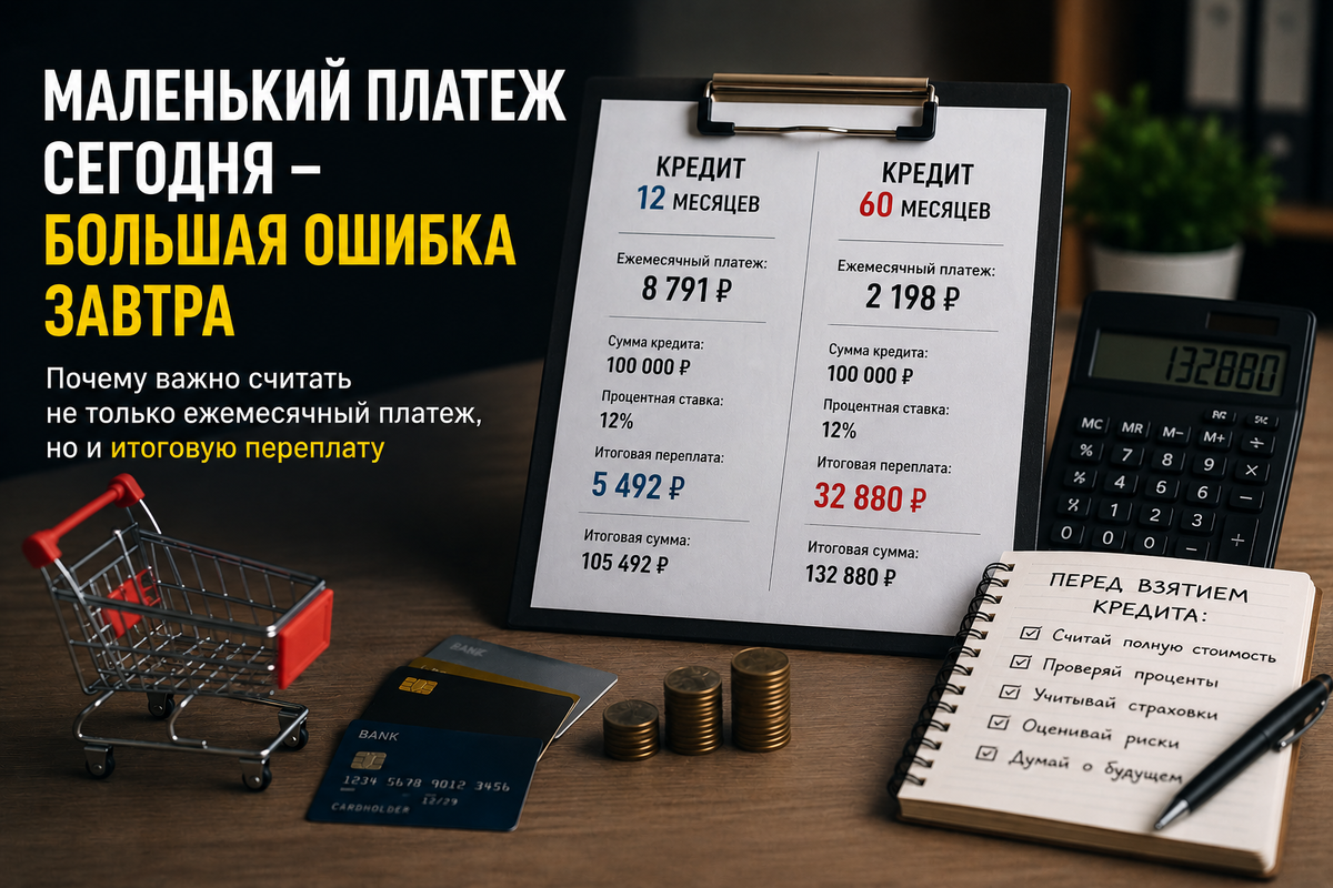Почему маленький платеж по кредиту может стать большой финансовой ошибкой